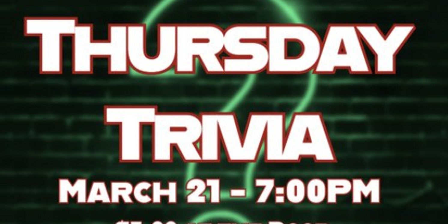 Cortland Rep Will Host THIRD THURSDAY TRIVIA Next Week  Image