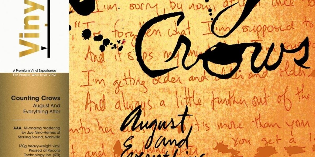 Counting Crows' AUGUST AND EVERYTHING AFTER to Join VinylPhyle Catalog