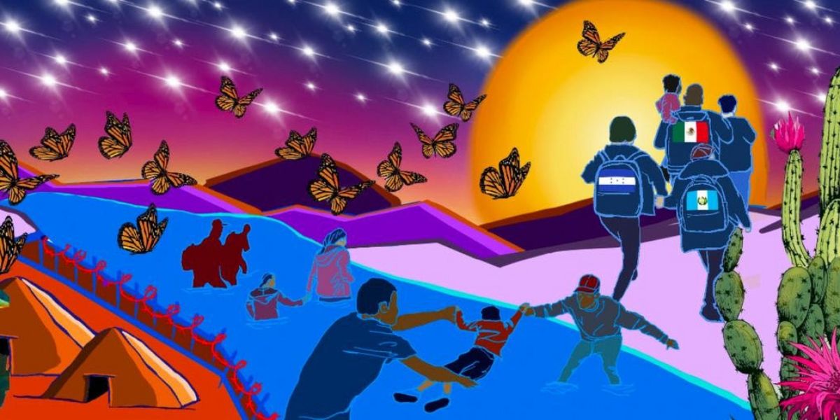 County Commissioner Rebeca Clay-Flores Commissions Luminaria Mural to Commemorate Migrants