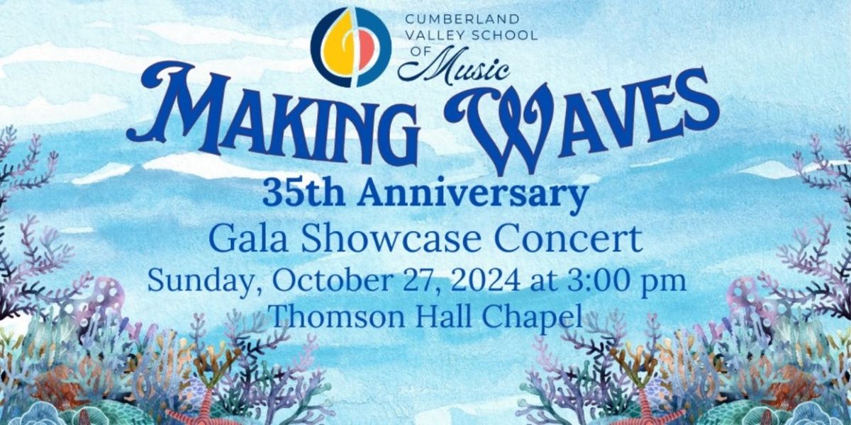 Cumberland Valley School of Music to Present Annual Gala Showcase Concert This Month