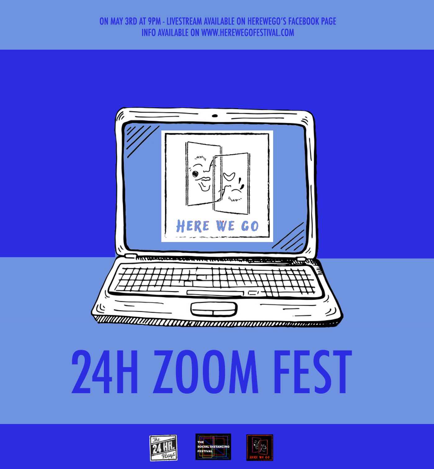 HERE WE GO to Present 24h Zoom Fest Image