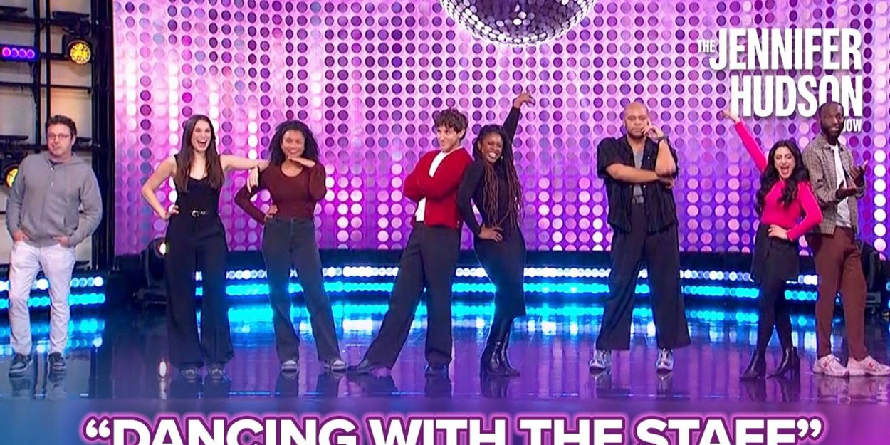 DANCING WITH THE STARS Pros Give THE JENNIFER HUDSON SHOW Staff Dance Lessons Video