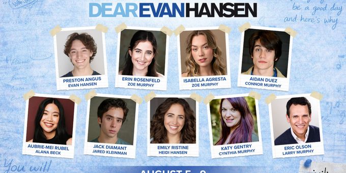 Summer Stock Stage Unveils DEAR EVAN HANSEN Cast Photos