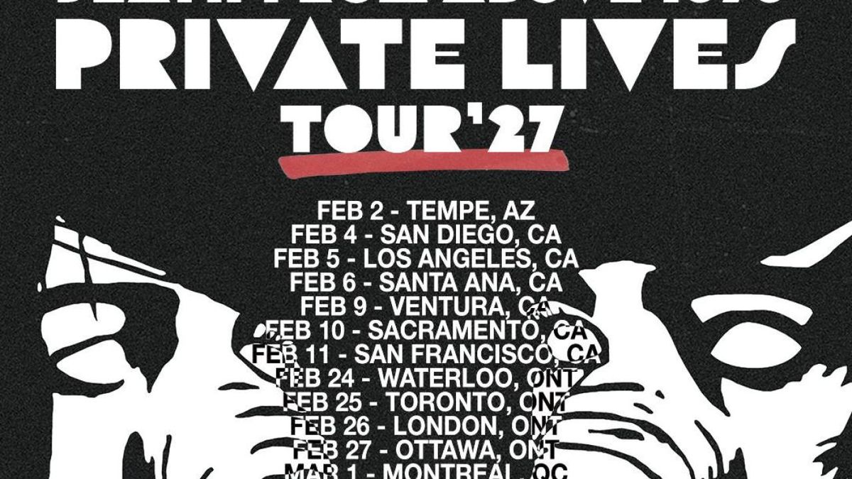 DEATH FROM ABOVE 1979 to Release PRIVATE LIVES Album, Tour North America Spring 2027