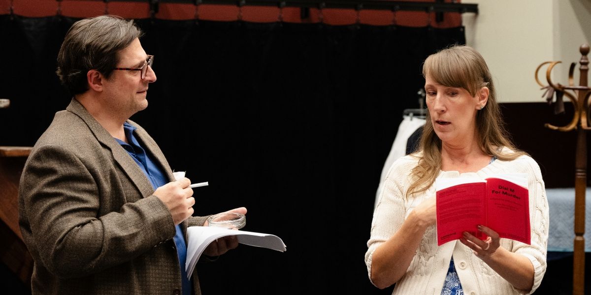 DIAL M FOR MURDER Comes to The Fine Arts Center Next Month