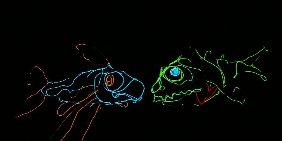 DINO-LIGHT: A Glow-in-the-Dark Adventure to Play Queens Theatre
