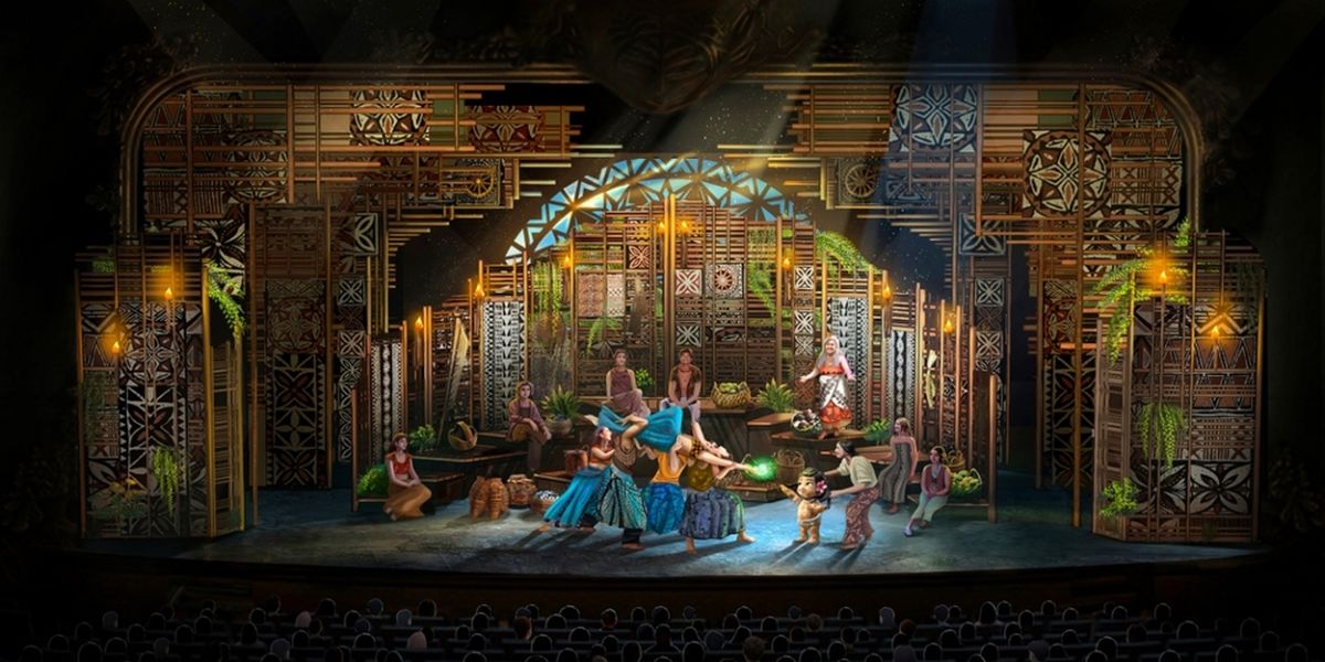 DISNEY CRUISE LINE Releases Details About “Disney The Tale of Moana,” the Broadway-style Show Coming to the Disney Treasure