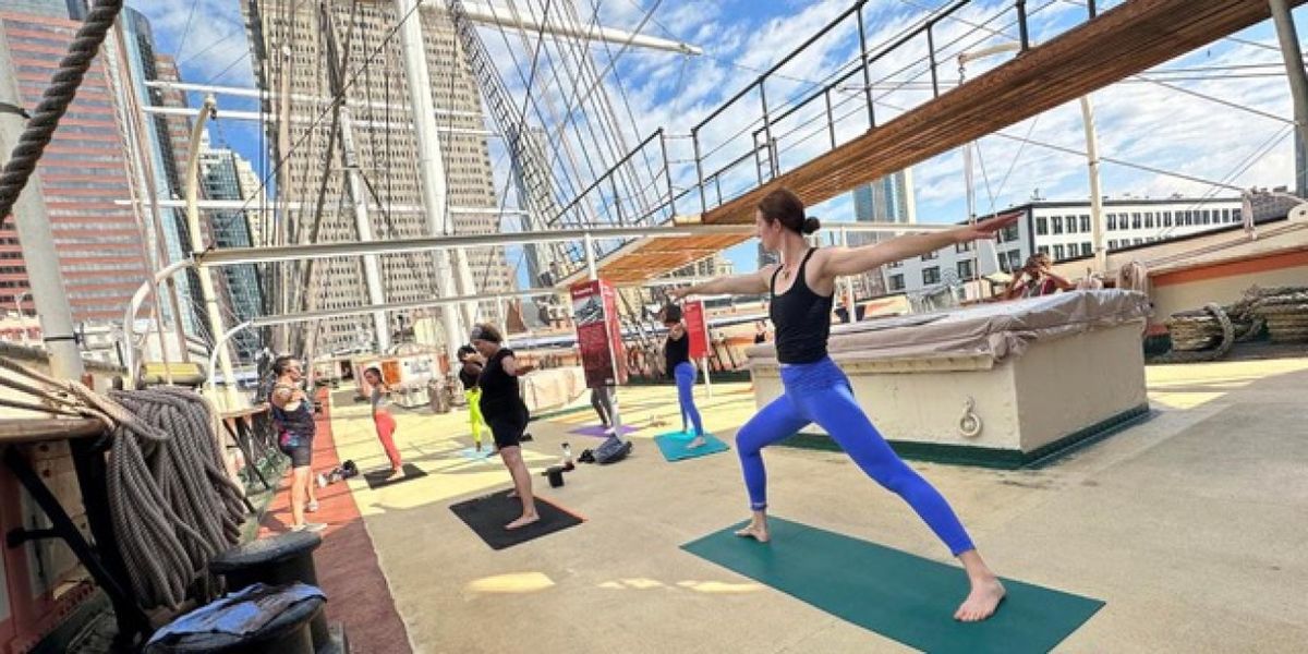 DO NOT DISTURB Phone-Free Yoga to Set Sail Aboard Tall Ship Wavertree