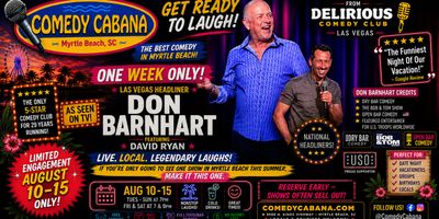 DON BARNHART & FRIENDS is Coming to Comedy Cabana for a One-Week Engagement Photo