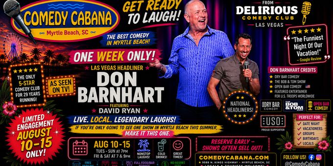 DON BARNHART & FRIENDS is Coming to Comedy Cabana for a One-Week Engagement Photos