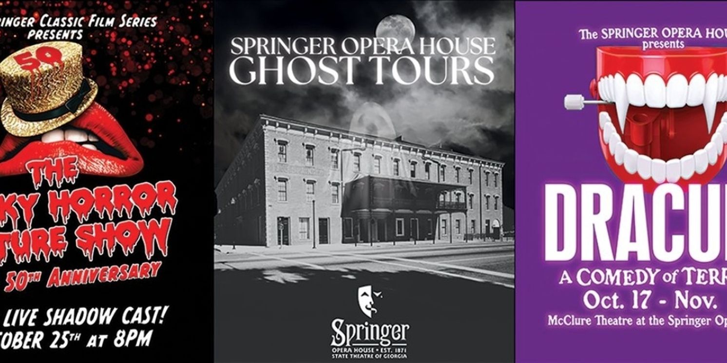 DRACULA, A COMEDY OF TERRORS and More Take The Stage In October At The Springer  Image