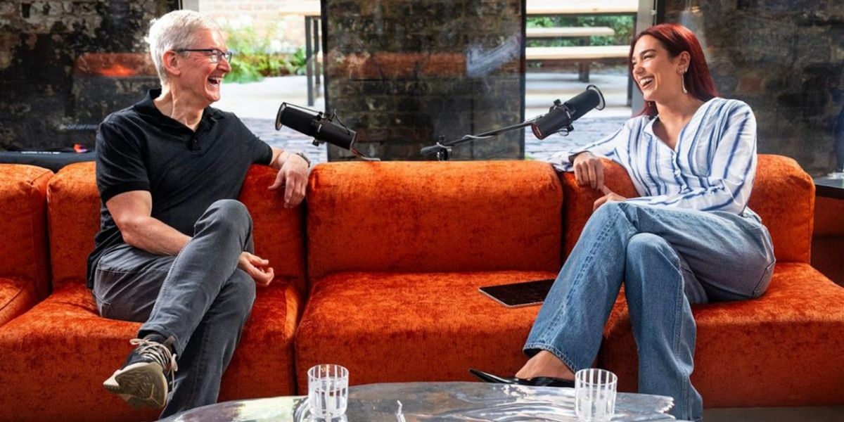 Dua Lipa's Releases Exclusive Interview With Apple CEO Tim Cook for 'At Your Service' Podcast