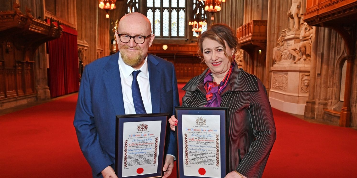Dame Rosemary Squire And Sir Howard Panter Receive Freedom Of The City Of London  Image