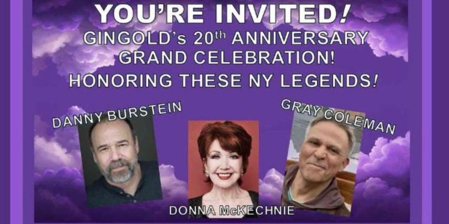 Danny Burstein, Gray Coleman, and Donna McKechnie to be Honored at Gingold Theatrical Group Gala  Image