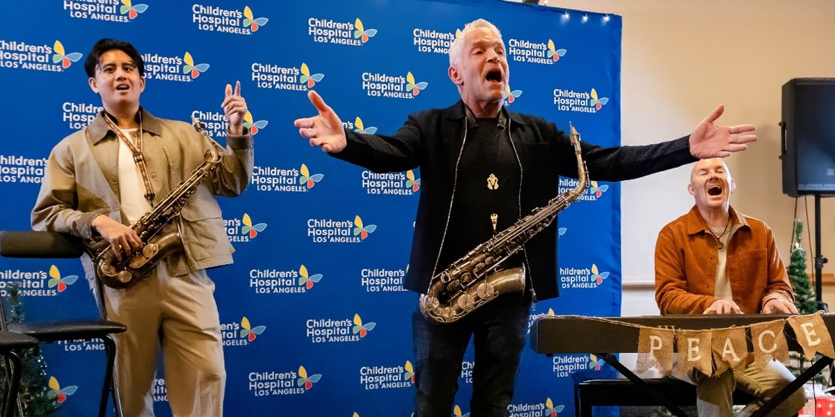 Dave Koz And Starlight Bring Holiday Cheer And Healing Music To Children's Hospital Los Angeles