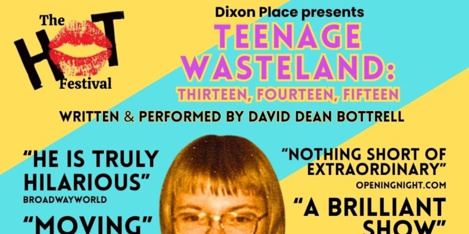 David Dean Bottrell Brings Solo Show to HOT! Festival at Dixon Place  Image