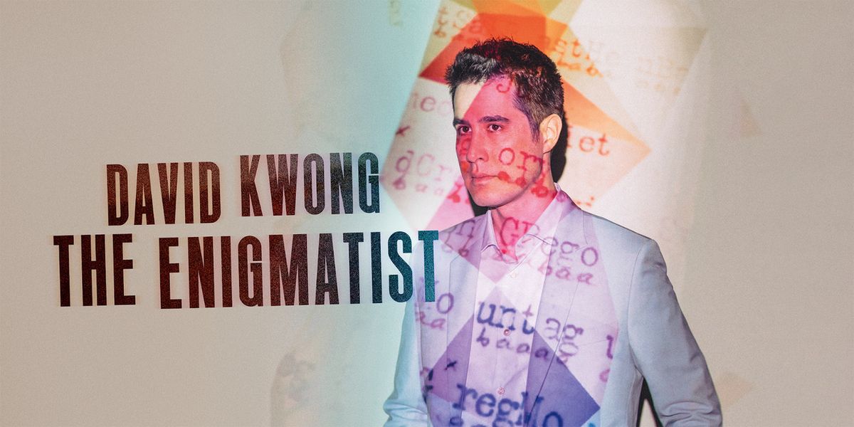 David Kwong's THE ENIGMATIST to be Presented at The Repertory Theatre of St. Louis