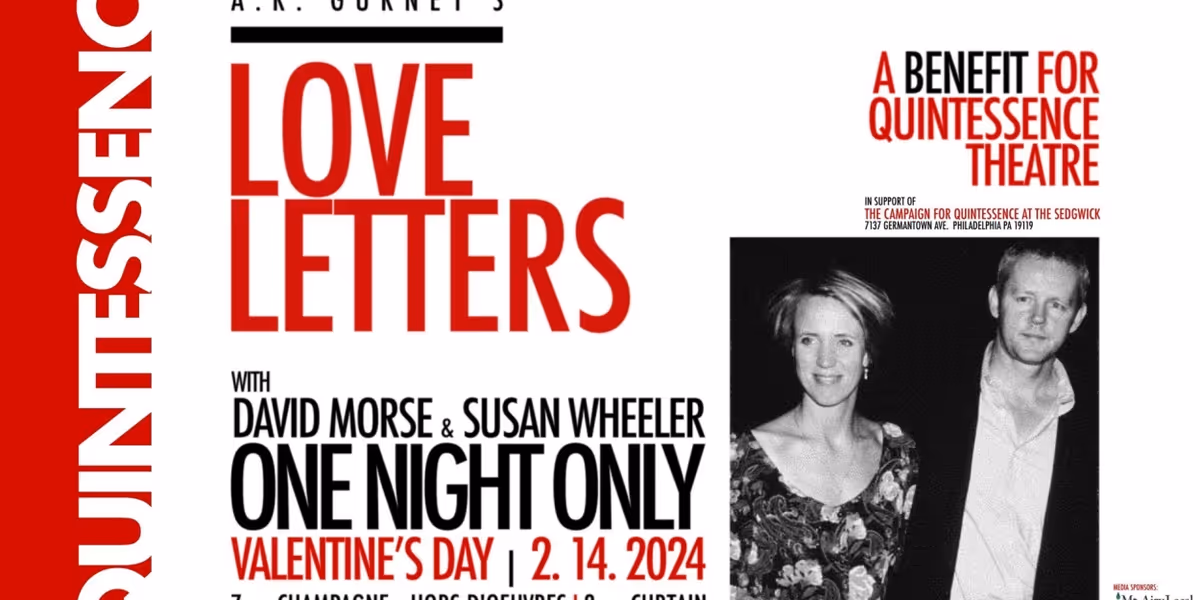 David Morse and His Wife Susan Wheeler Will Perform A.R. Gurney's LOVE LETTERS in Valentine's Day Benefit For Quintessence Theatre