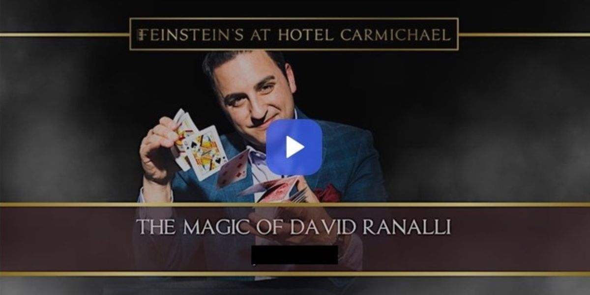 Feinstein's at the Hotel Carmichael Resident Magician David Ranalli Returns May 30