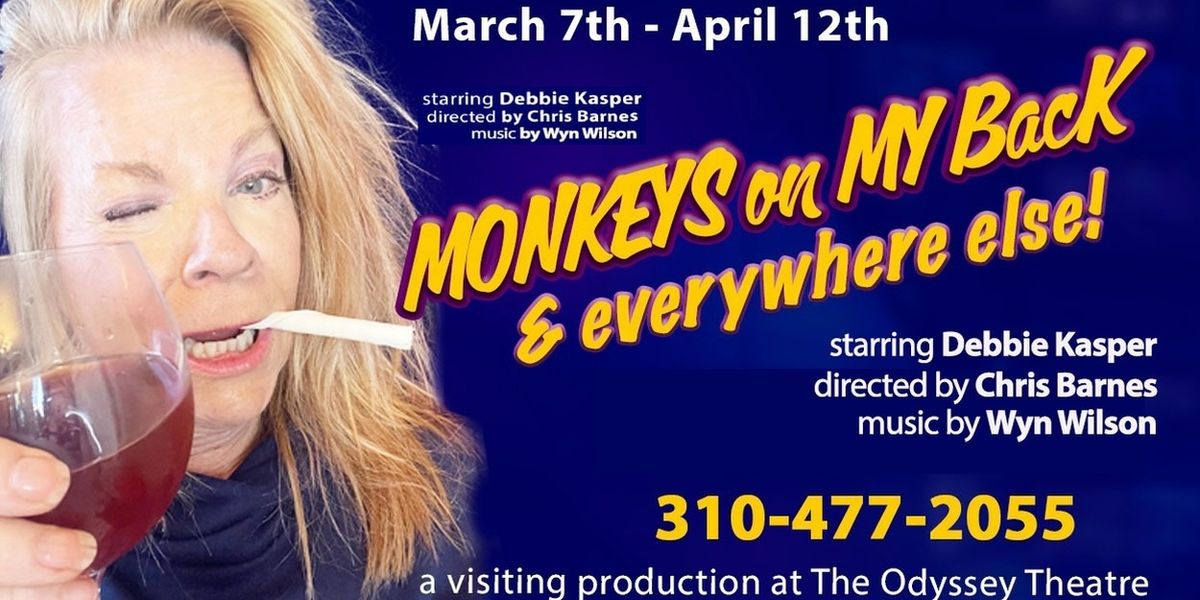Debbie Kasper to Star in MONKEYS ON MY BACK & EVERYWHERE ELSE at Odyssey Theatre