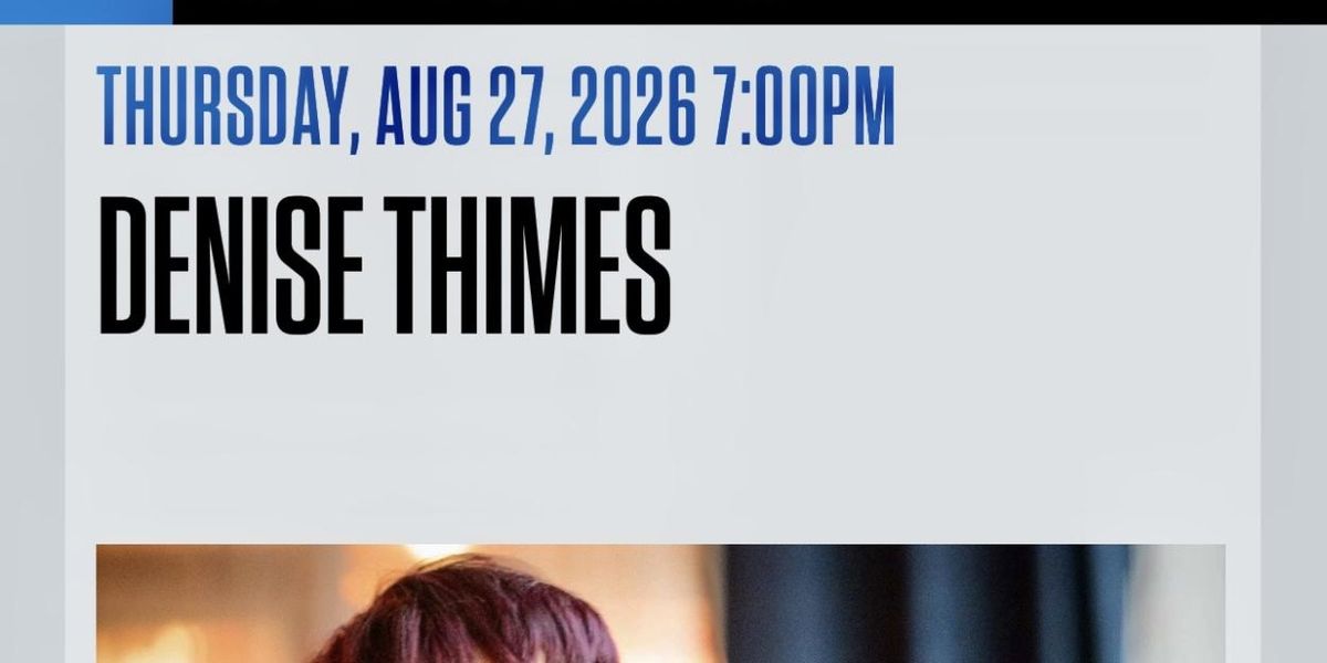 Denise Thimes to Perform Two Shows at Dizzy's in New York