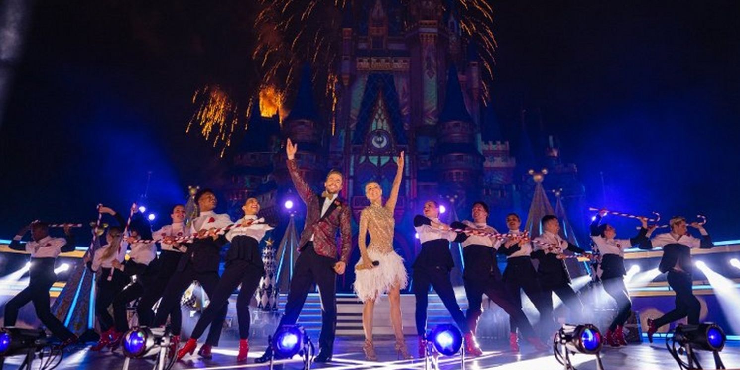 Derek & Julianne Hough to Host Disney Holiday Special; ALADDIN to Perform  Image