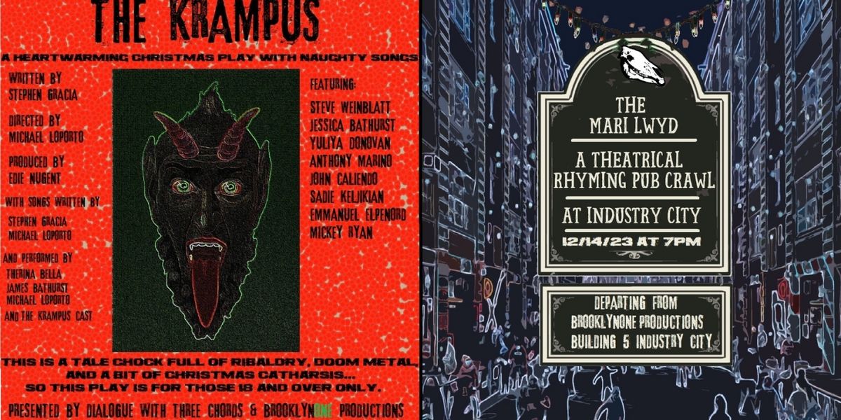 Dialogue with Three Chords and BrooklynONE Productions to Present THE MARI LWYD and THE KRAMPUS
