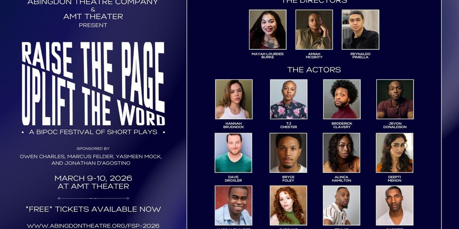 Directors and Company Set For Abingdon Theatre Company's BIPOC Play Festival  Image