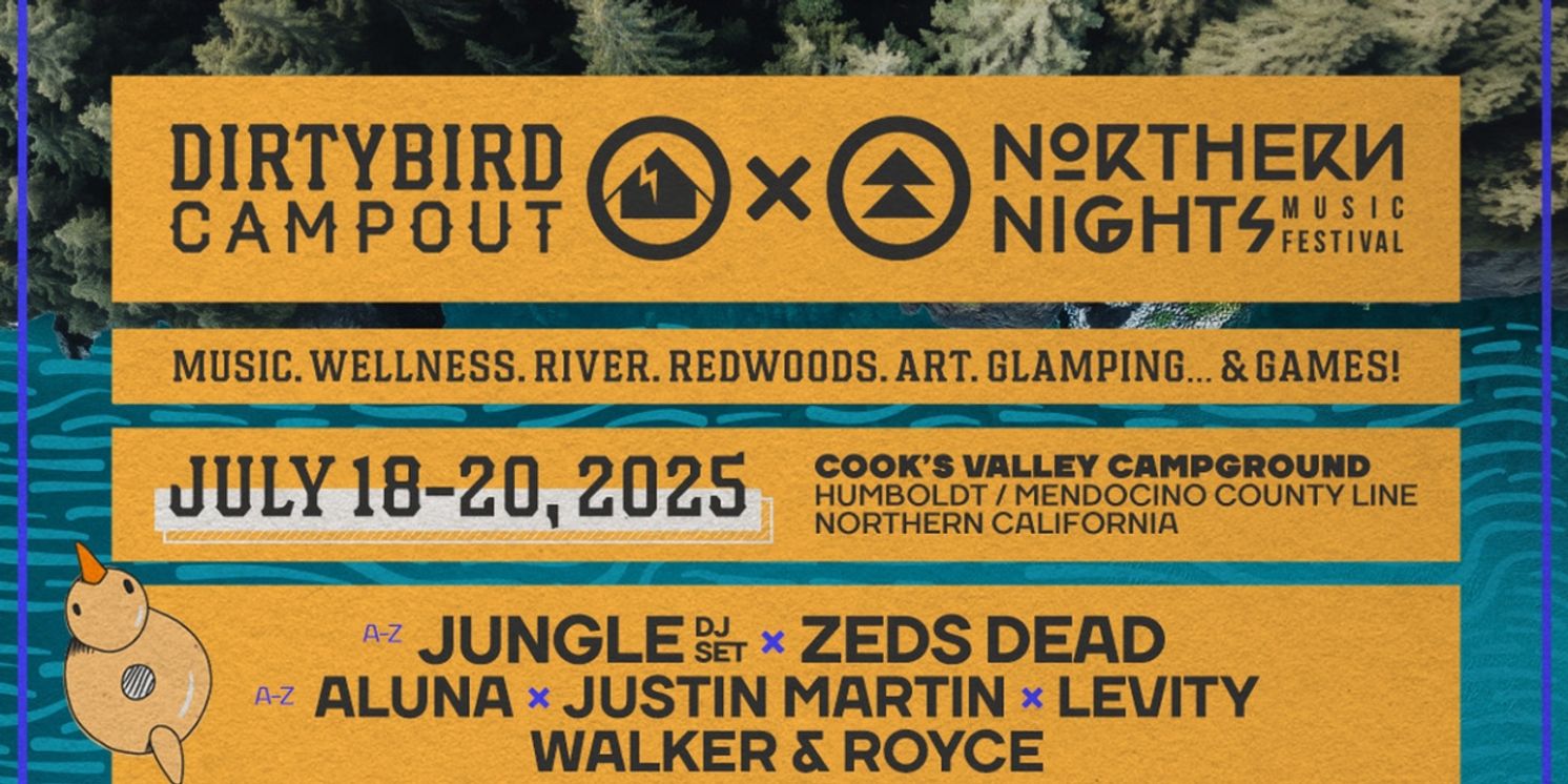 Dirtybird Campout And Northern Nights Music Festival Unveil 2025 Lineup  Image