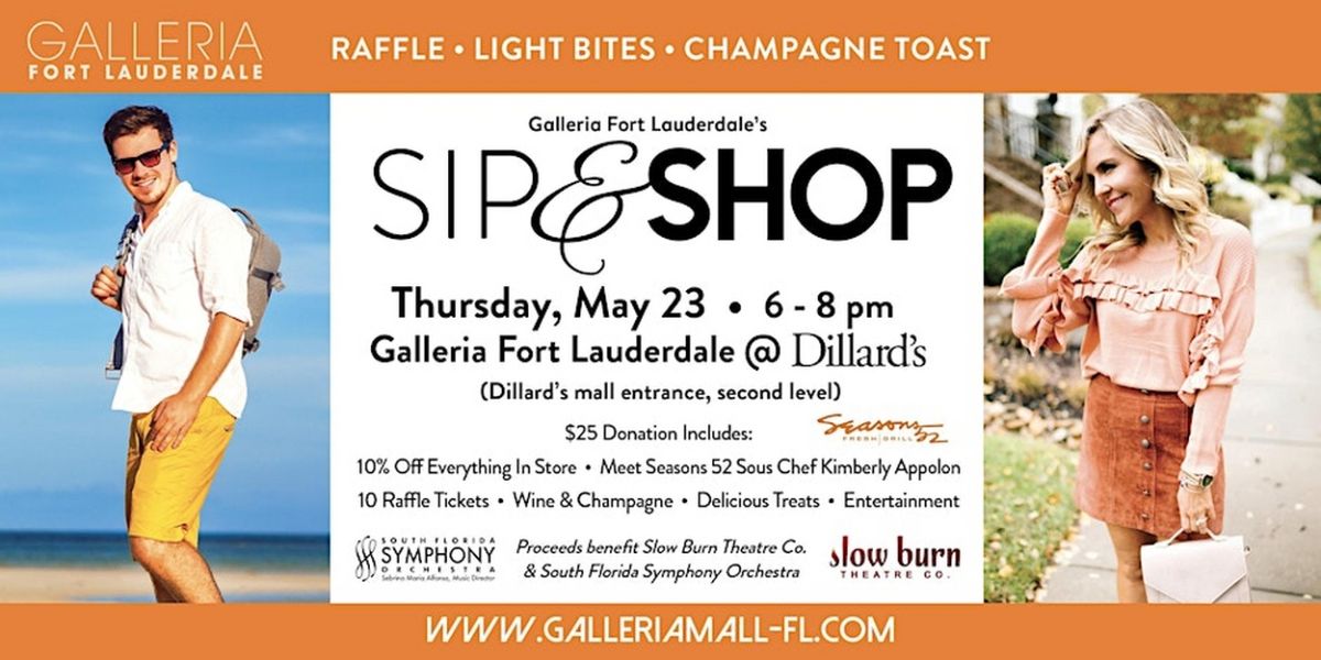 Discover Dillard's Summer Fashion Trends And Support The Arts At Galleria Fort Lauderdale's SIP & SHOP Event