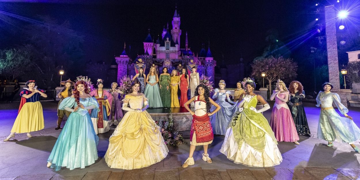 視聴可能：ディズニーランドが70周年を迎え「ディズニープリンセス
