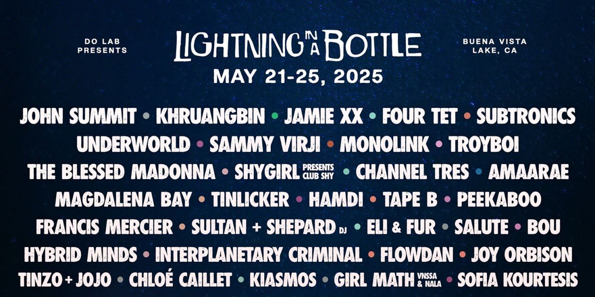 Audrey Nuna, BIIANCO & More Join Lineup for Lightning In A Bottle 2025