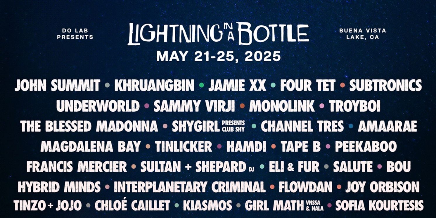 Audrey Nuna, BIIANCO & More Join Lineup for Lightning In A Bottle 2025  Image