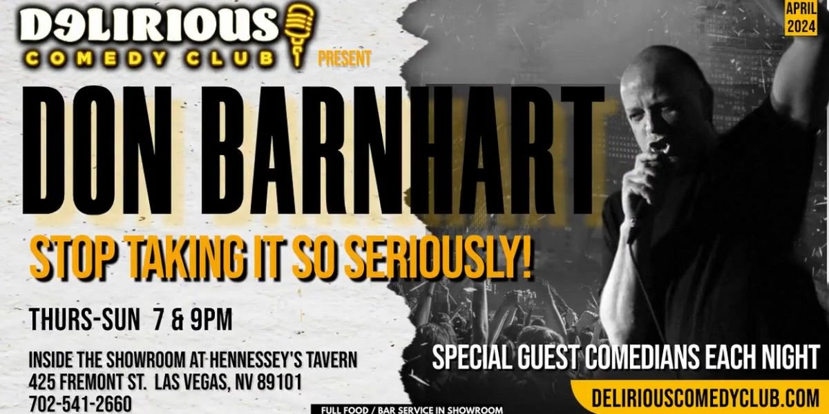 Don Barnhart Brings Laughter To Las Vegas Residency At Delirious Comedy Club