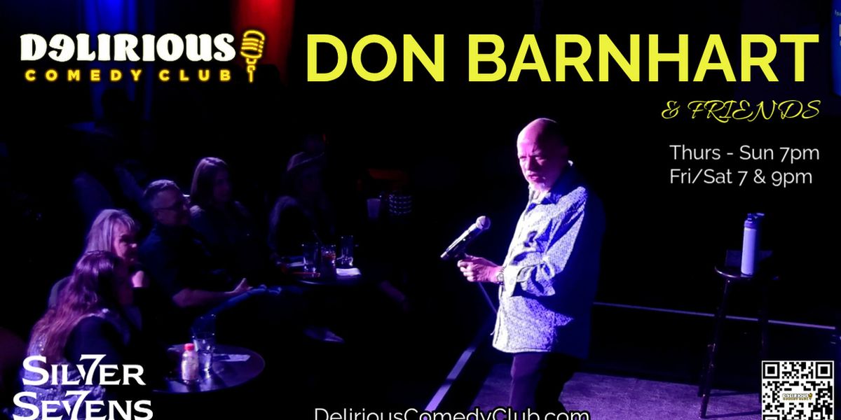 Don Barnhart Extends Residency At Delirious Comedy Club In Las Vegas