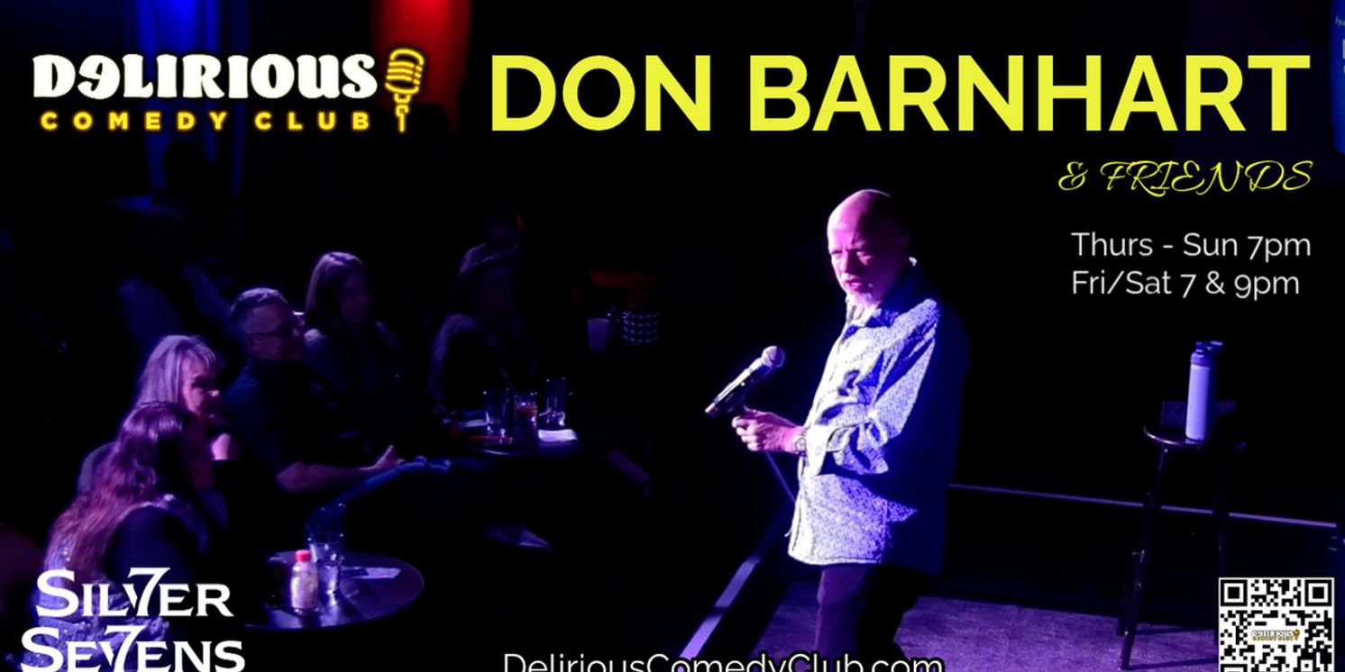 Don Barnhart Extends Residency At Delirious Comedy Club In Las Vegas  Image