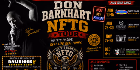 Don Barnhart To Launch NFTG Tour; Celebrating One Year As Resident Headliner In Las Vegas Photo