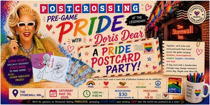 Doris Dear Will Present PRIDE POSTCARD PARTY at the Stonewall Inn Photos