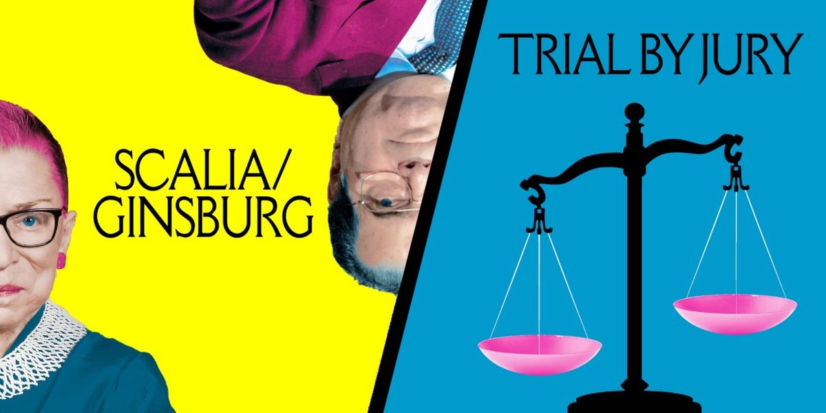 Double Bill of SCALIA/GINSBURG and TRIAL BY JURY Comes to Pacific Opera Project