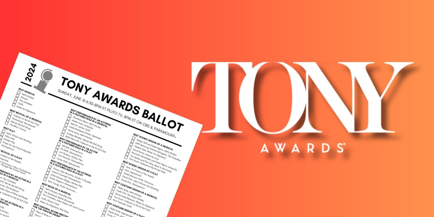 Download Printable Ballot for the 2024 Tony Awards  Image