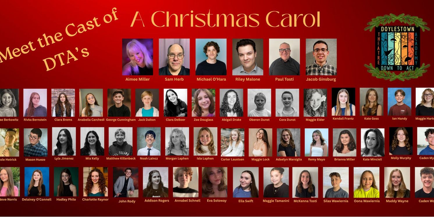 A CHRISTMAS CAROL Begins Performances At Doylestown Theatre Academy In December  Image