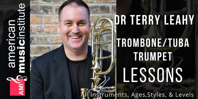 Dr. Terry Leahy Joins AMI Faculty as Trombone, Trumpet & Tuba Instructor Photos