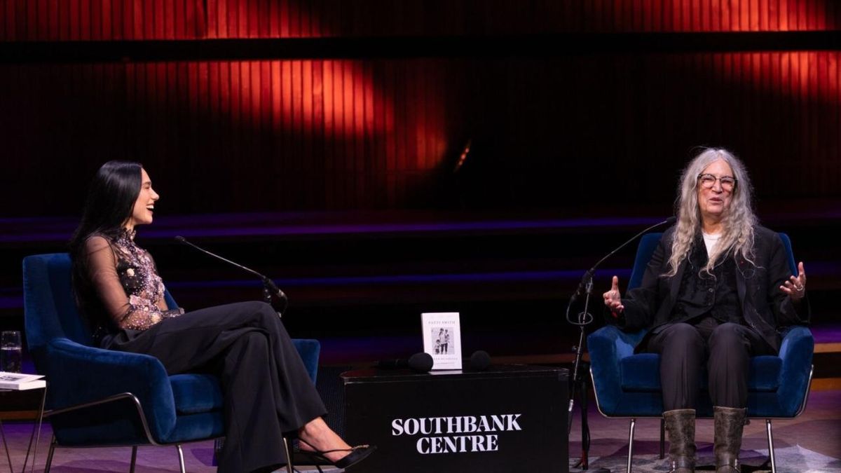 Dua Lipa Interviews Patti Smith at London Literature Festival