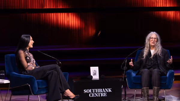 Dua Lipa Interviews Patti Smith at London Literature Festival