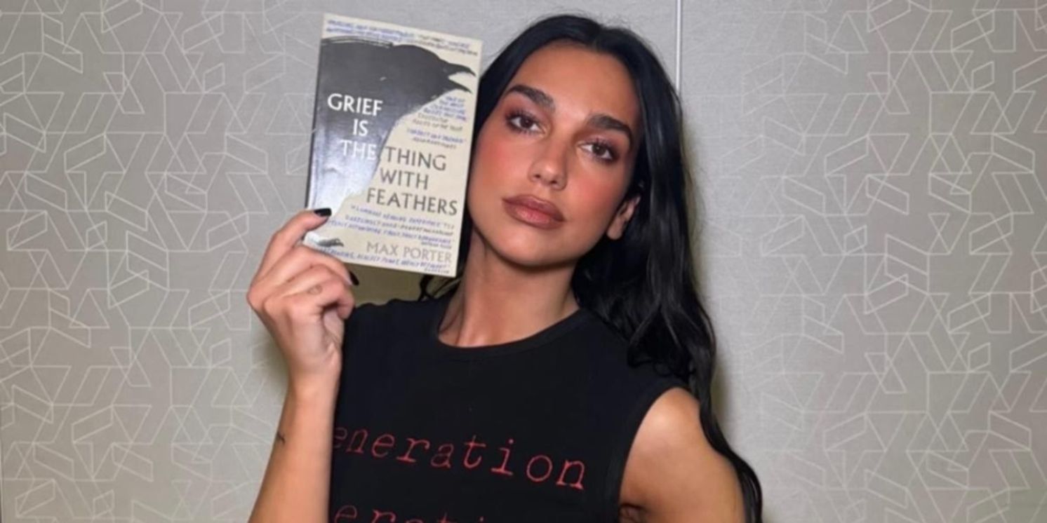 Dua Lipa Unveils Service95 Book Club's April Monthly Read: Max Porter's 'The Thing With Feathers'  Image