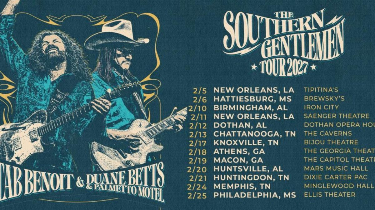 Duane Betts and Tab Benoit to Co-Headline THE SOUTHERN GENTLEMEN TOUR 2027