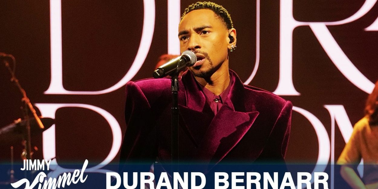 Durand Bernarr Performs AM I OKAY!? & GENEROUS Medley on Jimmy Kimmel Live Video