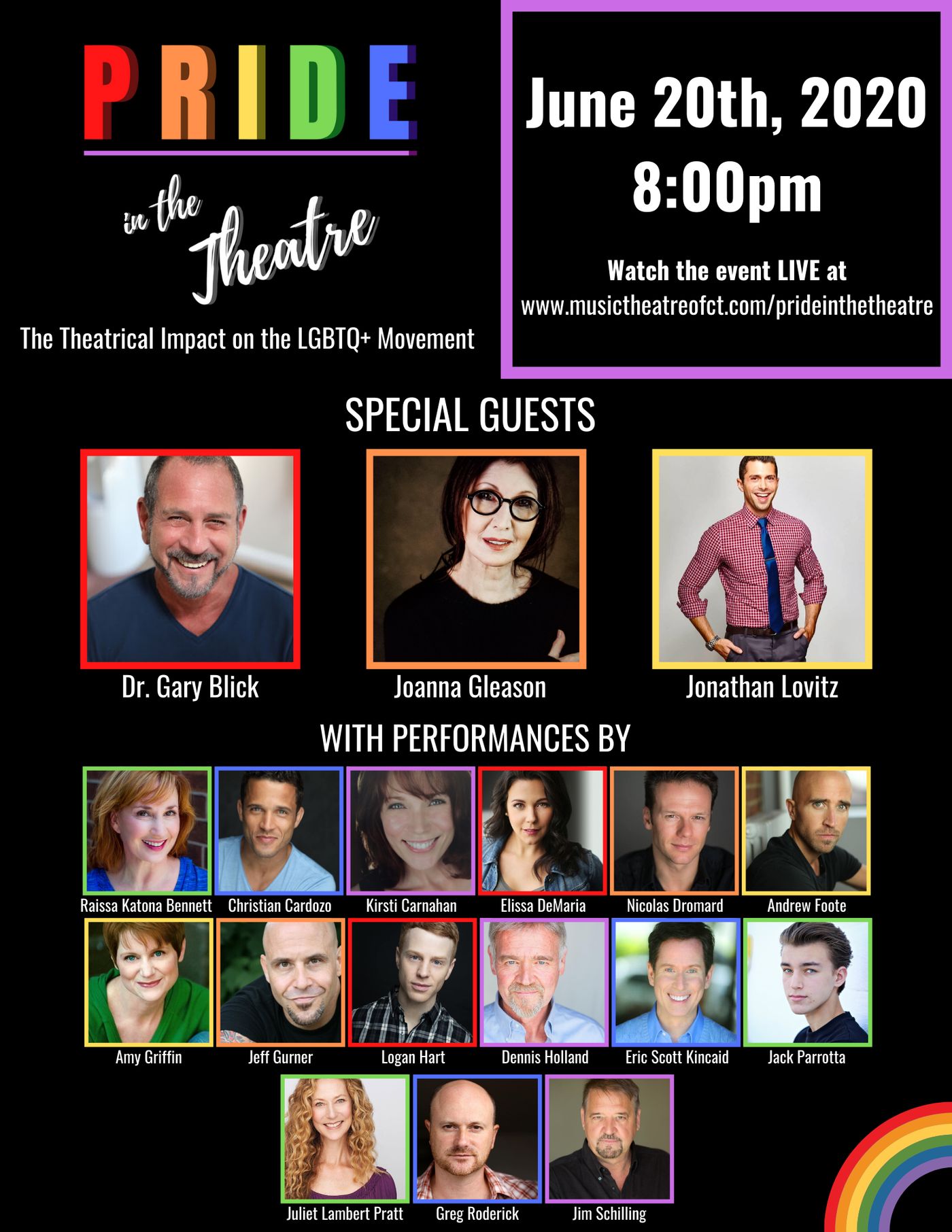 Music Theatre of Connecticut Announces PRIDE IN THE THEATRE Featuring Joanna Gleason and More  Image