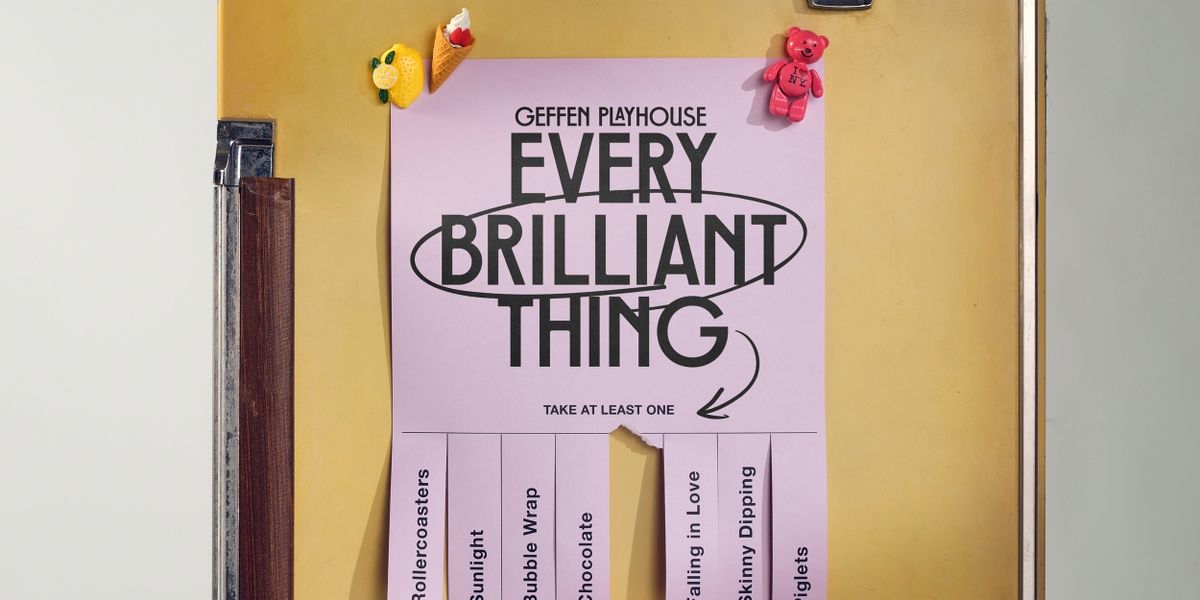 EVERY BRILLIANT THING Rehearsals Begin At Geffen Playhouse