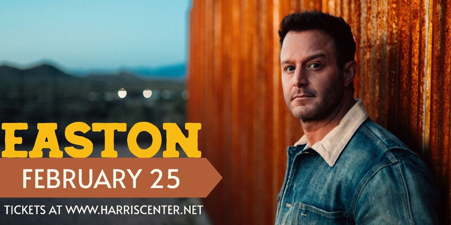 Easton Corbin to Perform Live at the Harris Center in 2026  Image